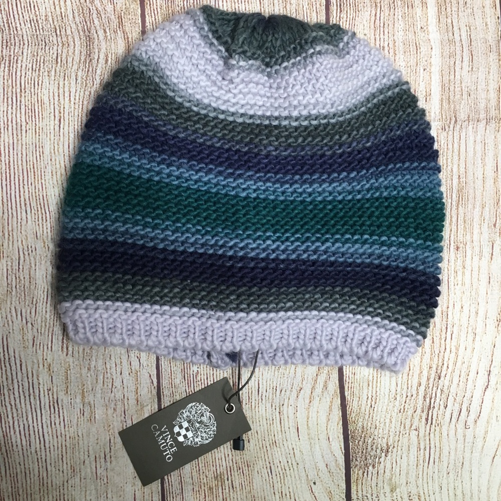 3/$25 Vince Camuto Ombré Stripe Beanie Cap